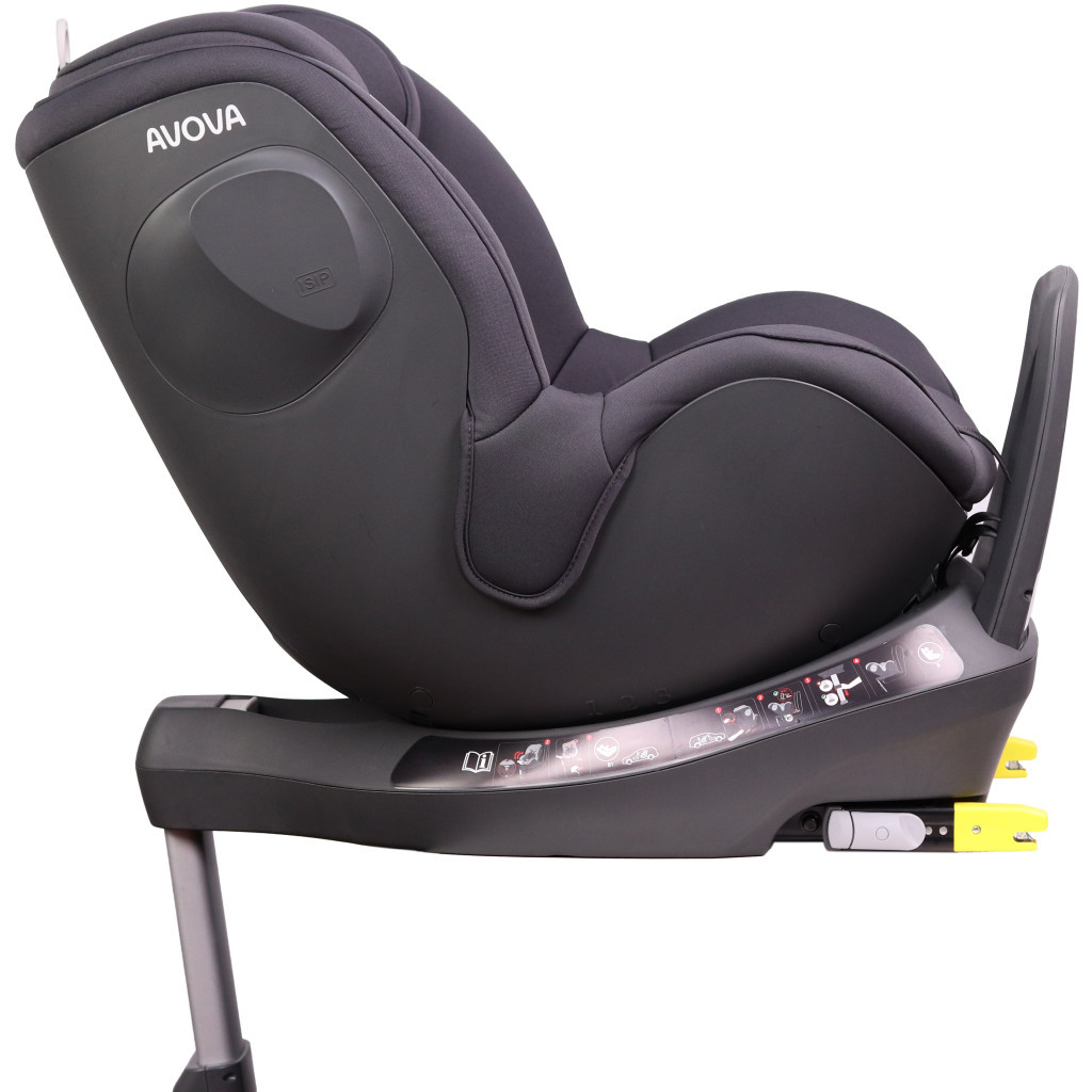 Автокрісло Avova Sperber-Fix i-Size 0-1 Koala Grey (4260621465046) - зображення 6