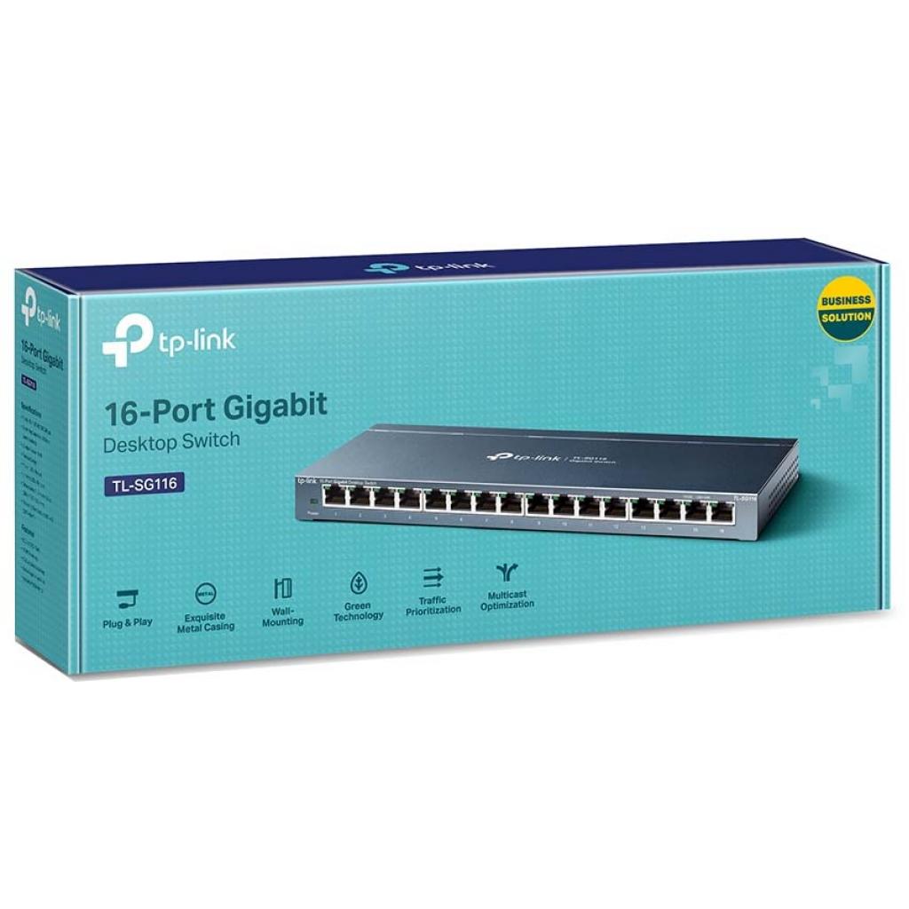 Комутатор мережевий TP-Link TL-SG116 - зображення 4
