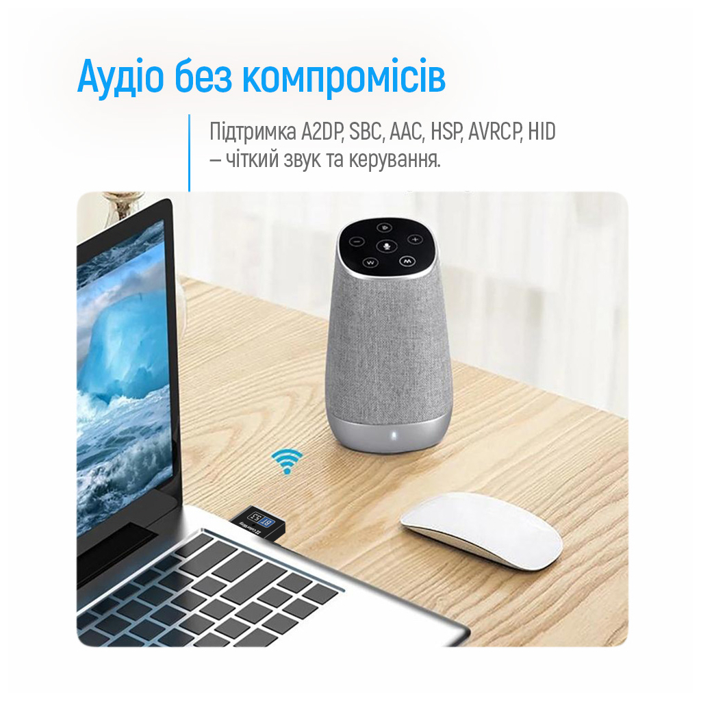 Bluetooth-адаптер ColorWay BT 5.3 (CW-AD-BT53) - зображення 11