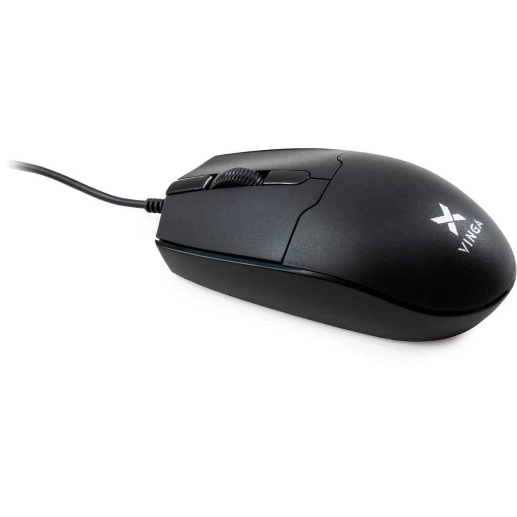 Мишка Vinga MS-100 Black - зображення 3