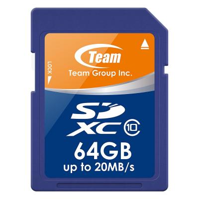 Карта пам'яті Team 64GB SDXC class 10 (TSDXC64GCL1001) - зображення 1
