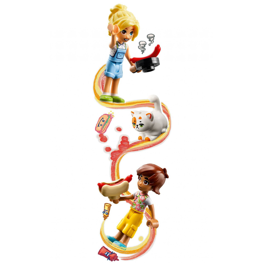 Конструктор LEGO Friends Вантажівка із гот-доґами 100 деталей (42633) - зображення 5