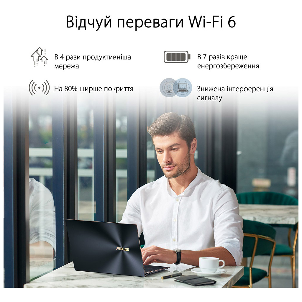 Мережева карта Wi-Fi ASUS USB-AX56 (90IG06H0-MO0R10) - зображення 5