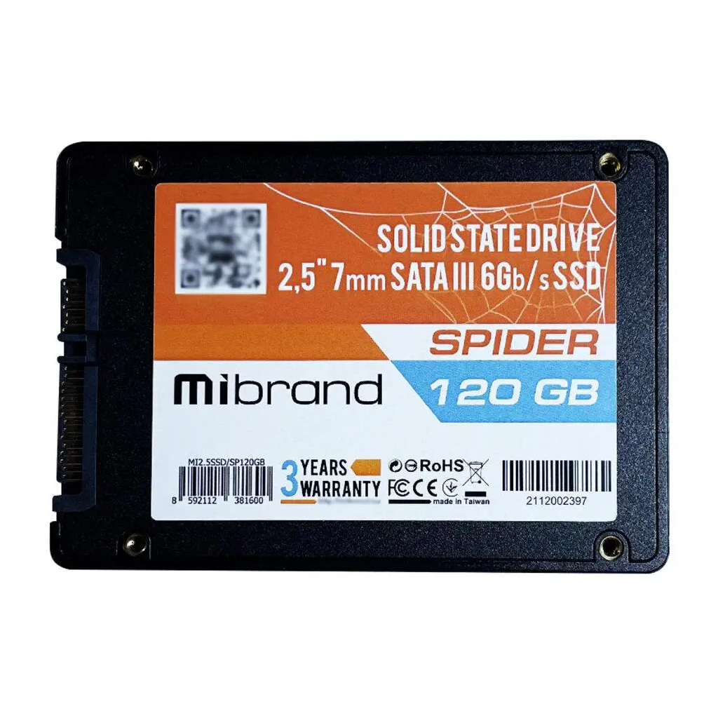 Накопичувач SSD 2.5" 120GB Mibrand (MI2.5SSD/SP120GBST) - зображення 2