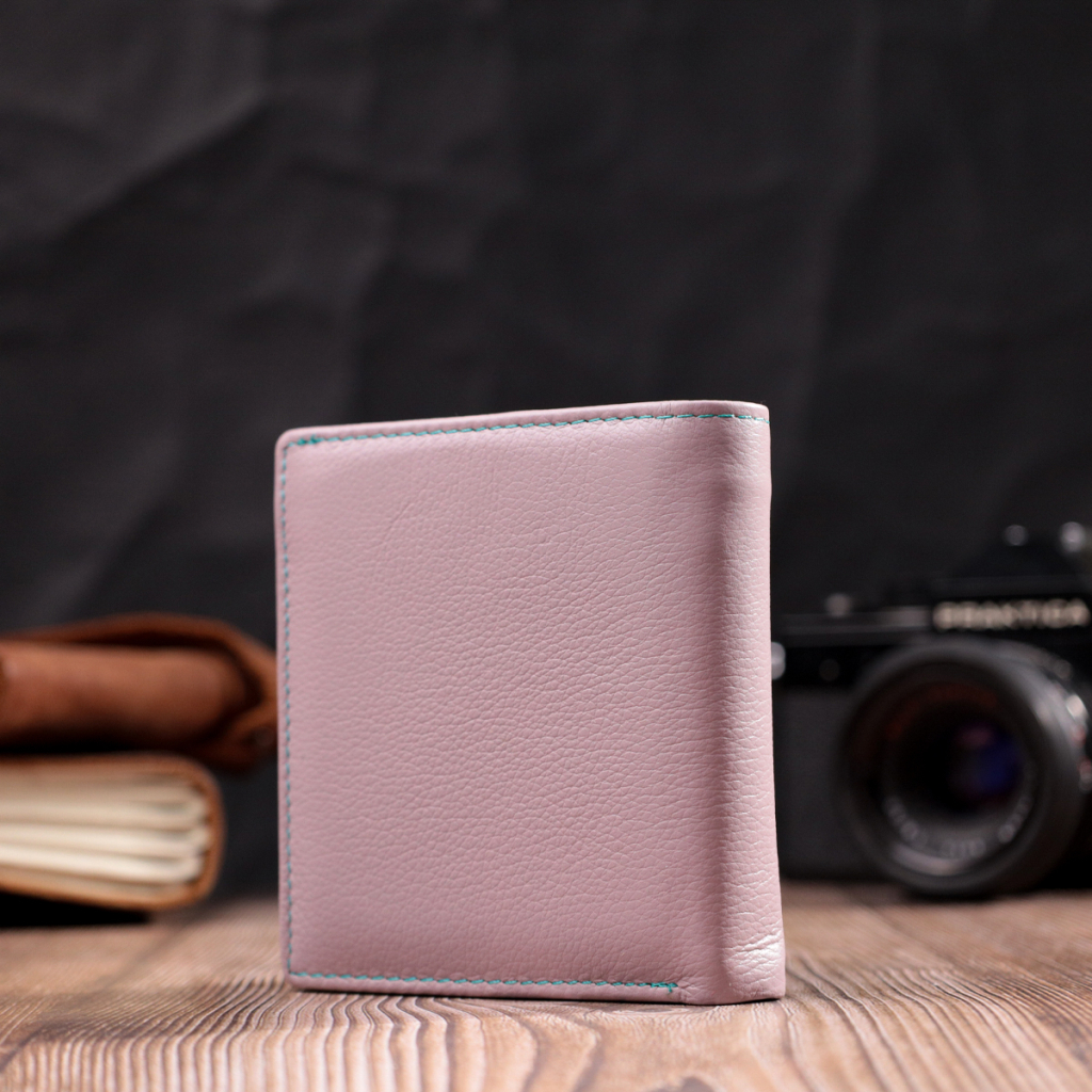 Гаманець ST Leather З натуральної шкіри Бежевий (19495) - зображення 9