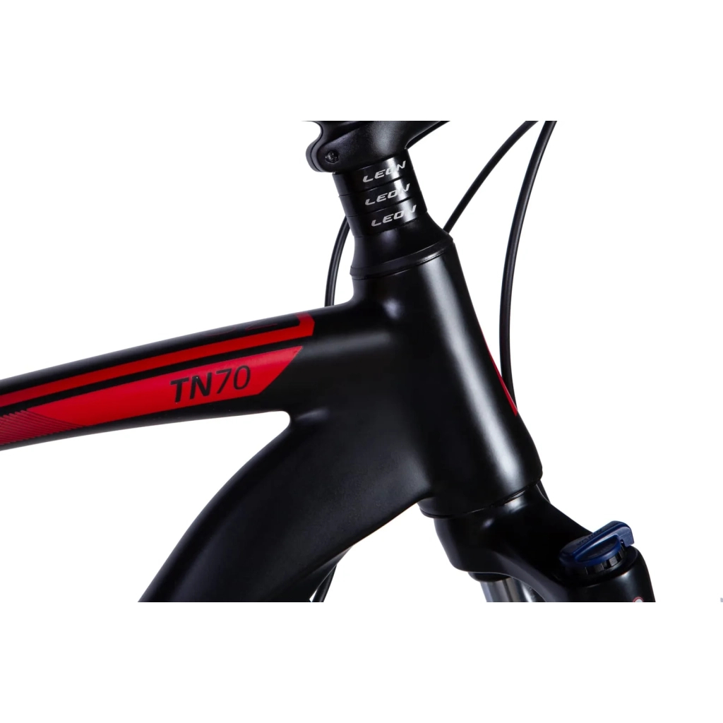 Велосипед Leon 29" TN-70 AM HDD рама-19" Al чорний з червоним 2024 (OPS-LN-29-180) - зображення 2