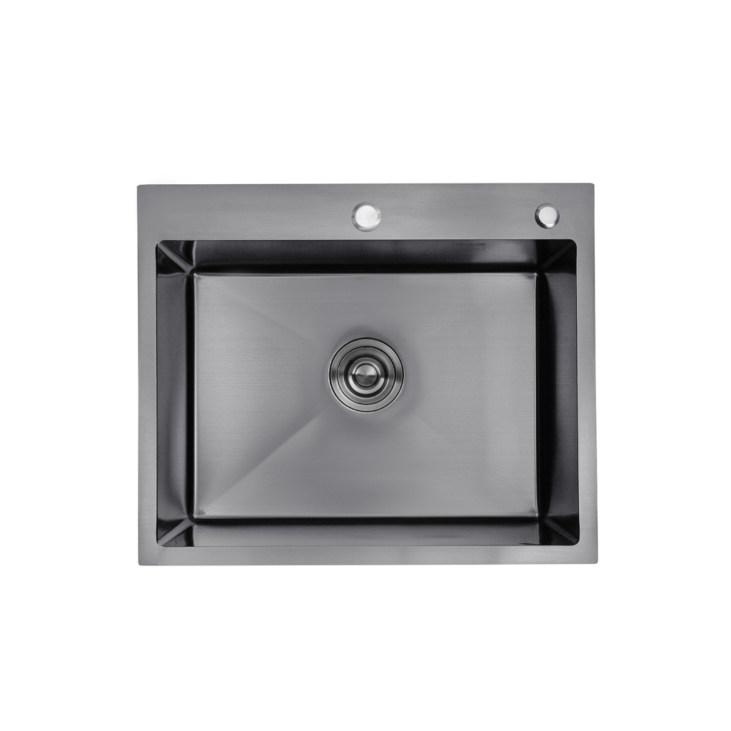 Мийка кухонна Kroner Schwarze-6050HM (CV025260) - зображення 1