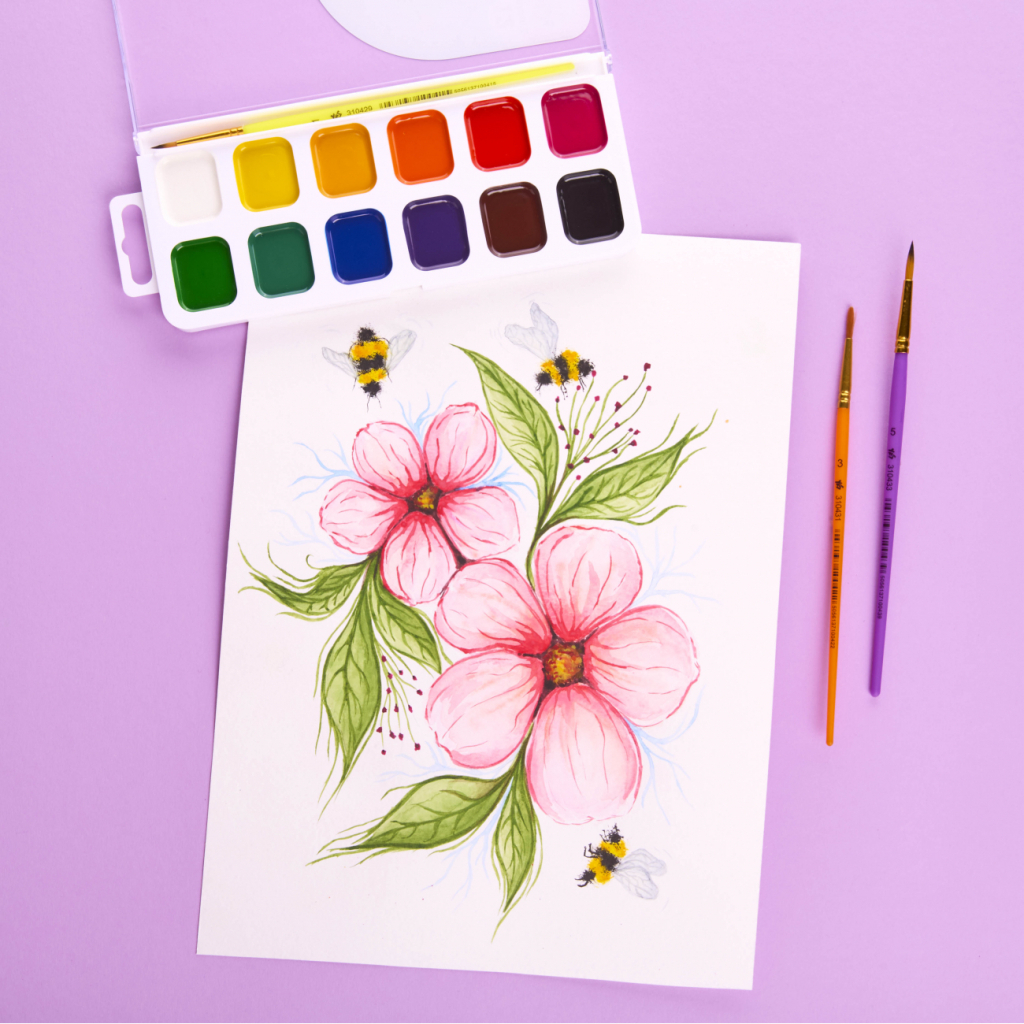 Акварельні фарби Yes Pusheen 12 кольорів медові б/п (110275) - picture 8