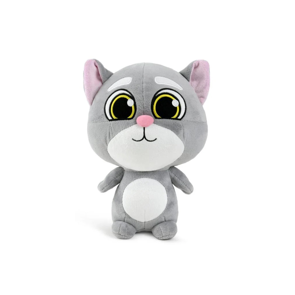 М'яка іграшка WP Merchandise Кіт Олівер 28 см сірий (FWPCATOLIVER22GY0) - зображення 1