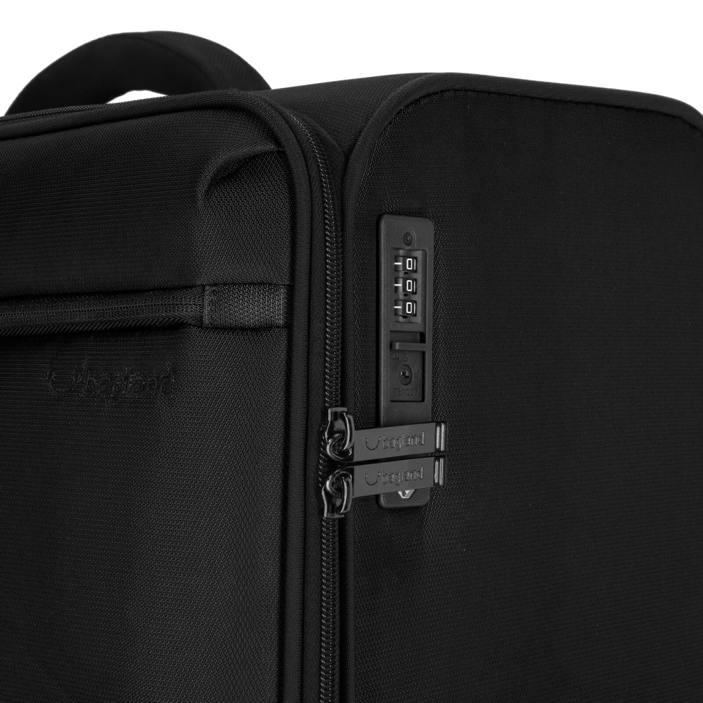 Валіза Bagland Stella велика 77 л чорна (1143021828) - зображення 10