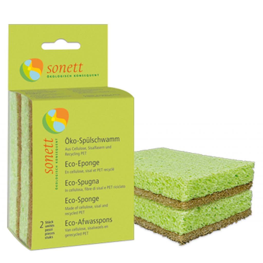 Губки кухонні Sonett Еко 2 шт. (DE6050) - зображення 1