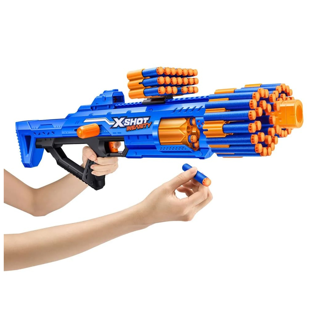 Іграшкова зброя Zuru X-Shot Швидкострільний бластер Insanity-Berzerko 8 Shot (48 патронів) (36610R) - изображение 6