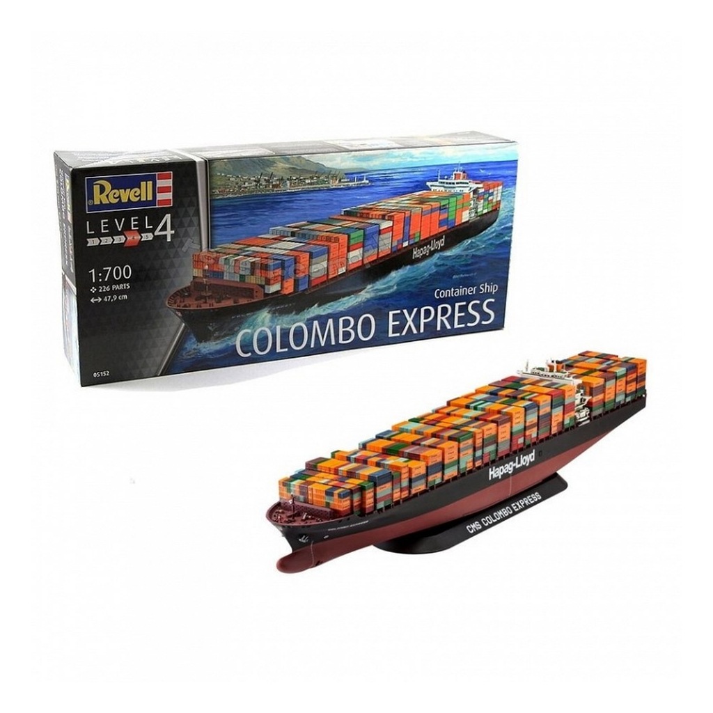Збірна модель Revell Контейнеровоз Colombo Express рівень 4 масштаб 1:700 (RVL-05152) - зображення 1