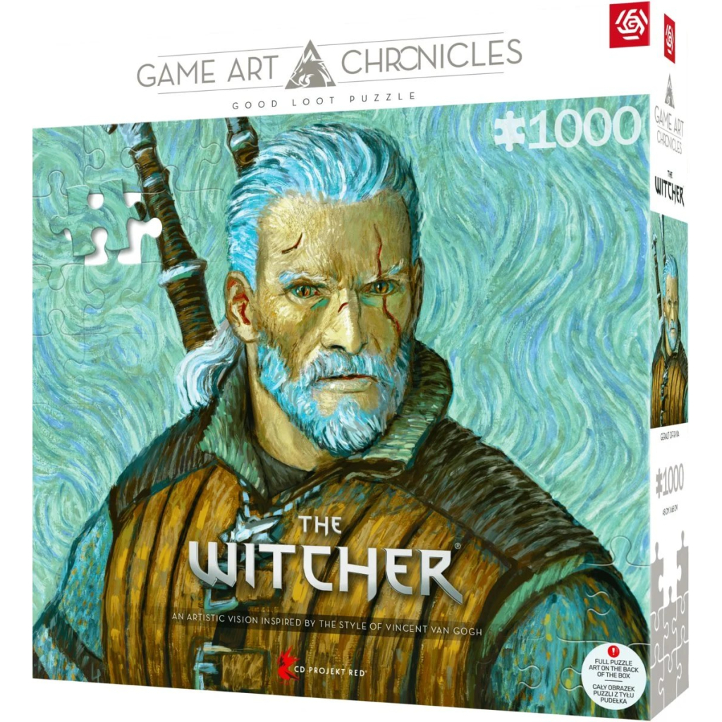 Пазл GoodLoot The Witcher Geralt of Rivia & Vincent van Gogh 1000 ел. (5908305247548) - зображення 2