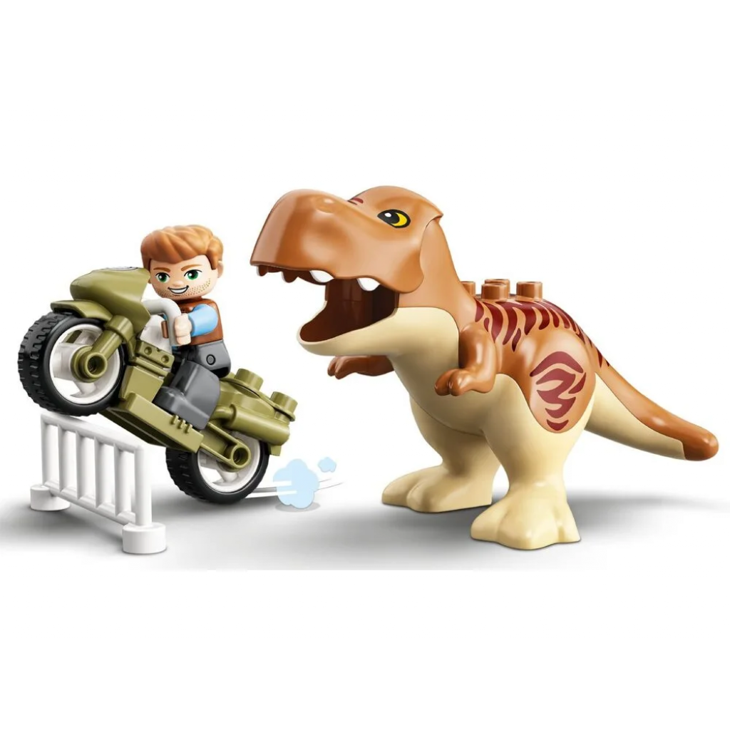 Конструктор LEGO Duplo Jurassic World Втеча динозаврів: тиранозавр і трицерат (10939) - зображення 4