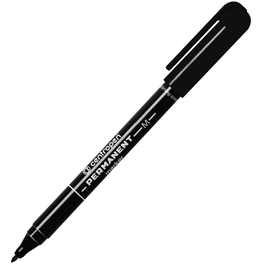 Маркер Centropen Permanent 2846 1 мм black (2846/01) - зображення 1