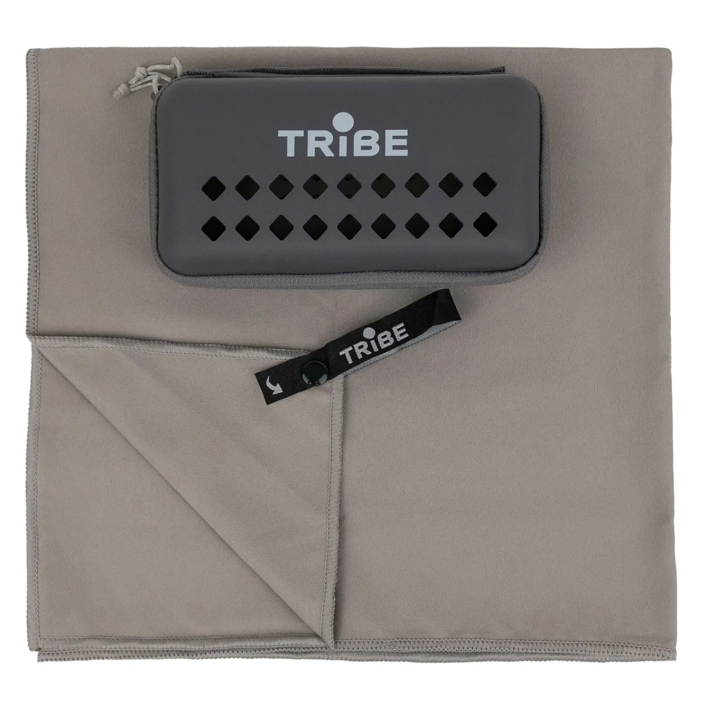 Туристичний рушник Tribe з мікрофібри в чохлі Pocket Towel 75х150 XL Grey (T-LC-0001-XL-grey) - picture 1