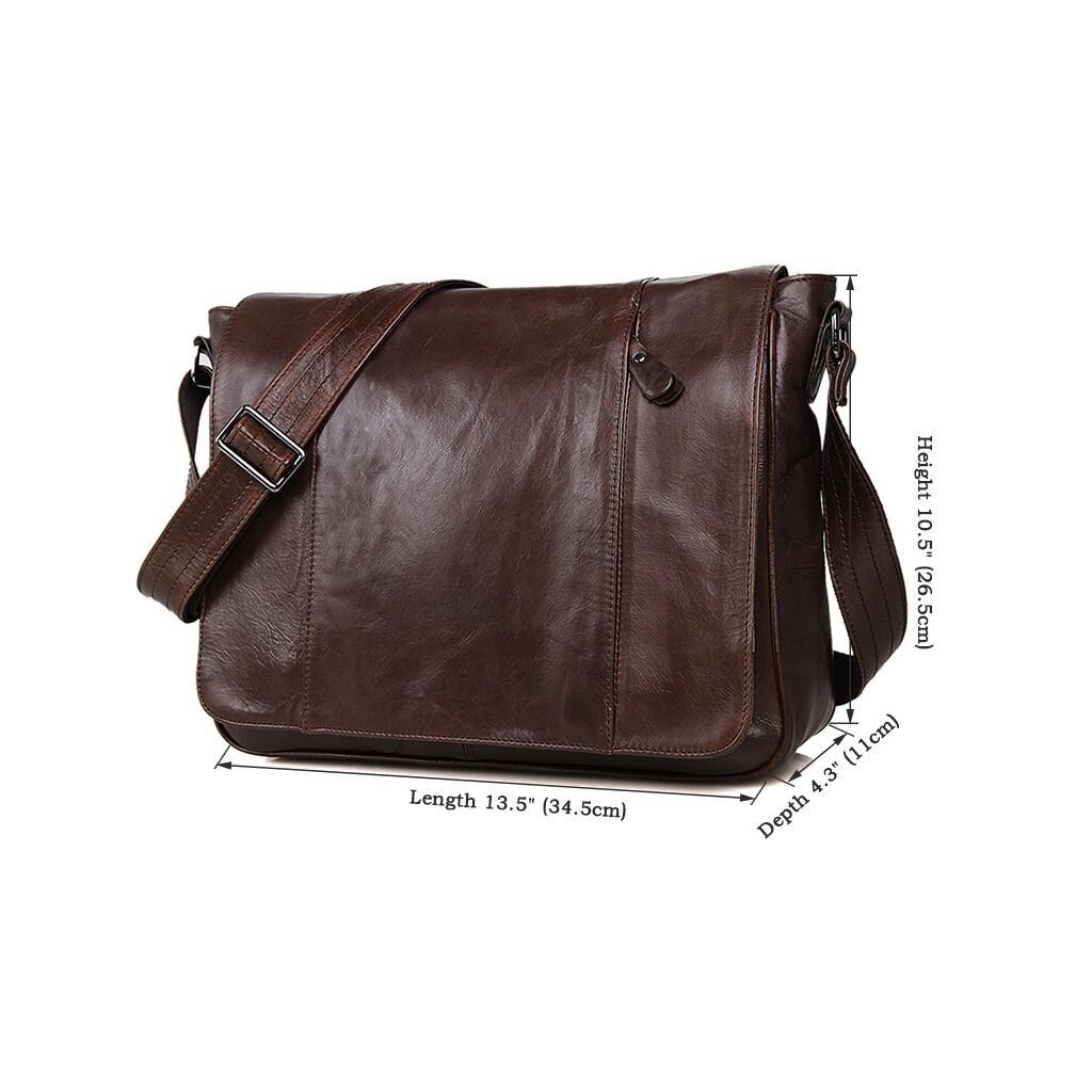 Сумка Vintage Коричнева (14425) - зображення 9