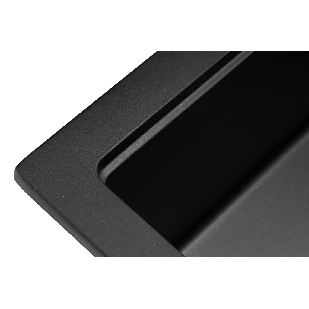 Мийка кухонна GRANADO MERIDA black shine (gr0301) - зображення 5