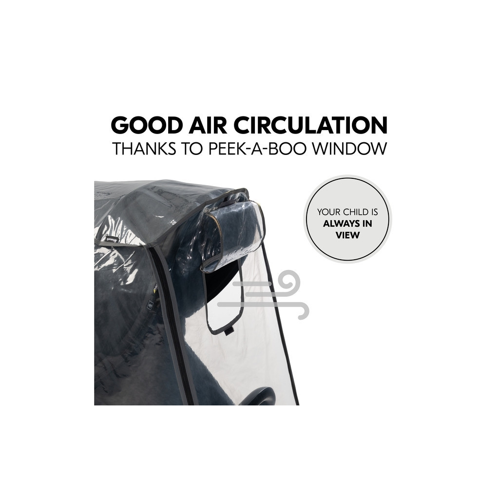 Дощовик Hauck Pushchair Raincover 4W (55077-9) - зображення 7
