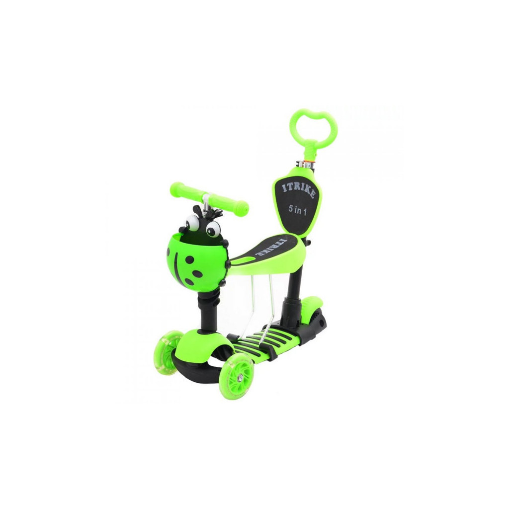 Самокат iTrike Maxi JR 5 в 1 green (JR 3-026-B green) - зображення 1