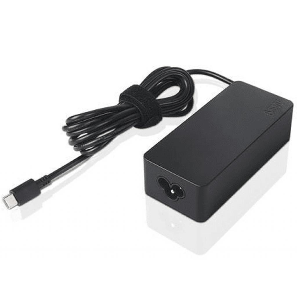 Блок живлення до ноутбуку Lenovo 65W AC Adapter (USB Type-C) (GX20P92529) - зображення 1
