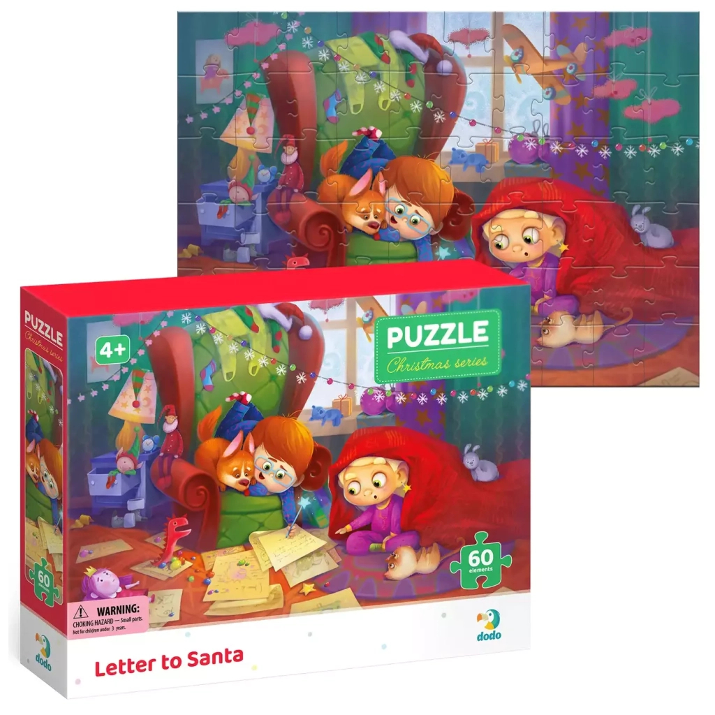 Пазл DoDo Лист до Санти, 60 елементів (300574) - зображення 3