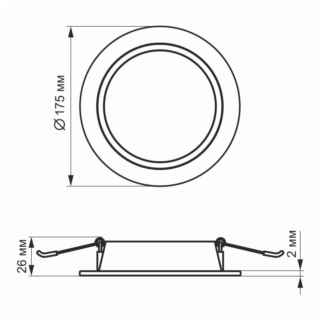Світильник Videx LED 15W 5000K 220V (VL-DLBR-155) - изображение 5