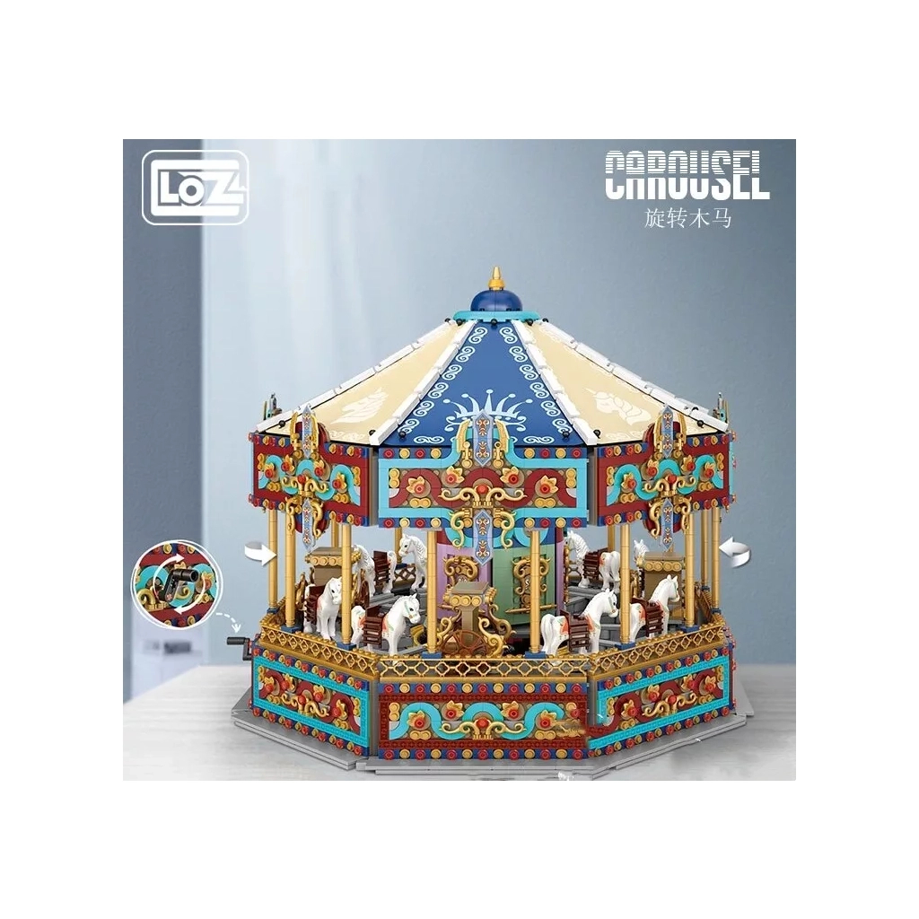 Конструктор LOZ mini Весела карусель без фігурок (1059) - зображення 1