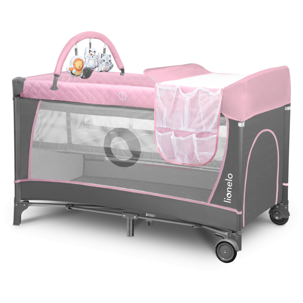 Дитячий манеж Lionelo Flower Flamingo (LO-FLOWER FLAMINGO) - зображення 2