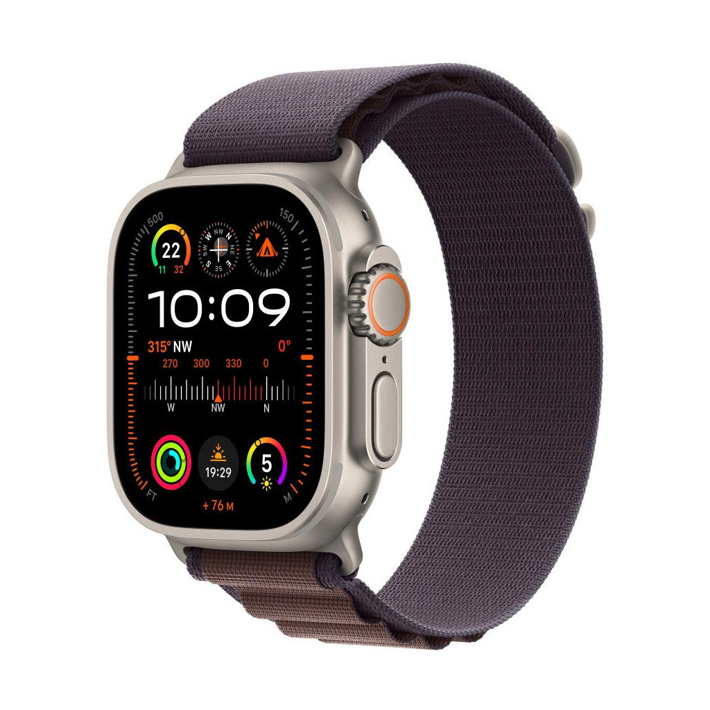 Ремінець до смарт-годинника Apple 49mm Indigo Alpine Loop - Medium (MT5Q3ZM/A) - зображення 4