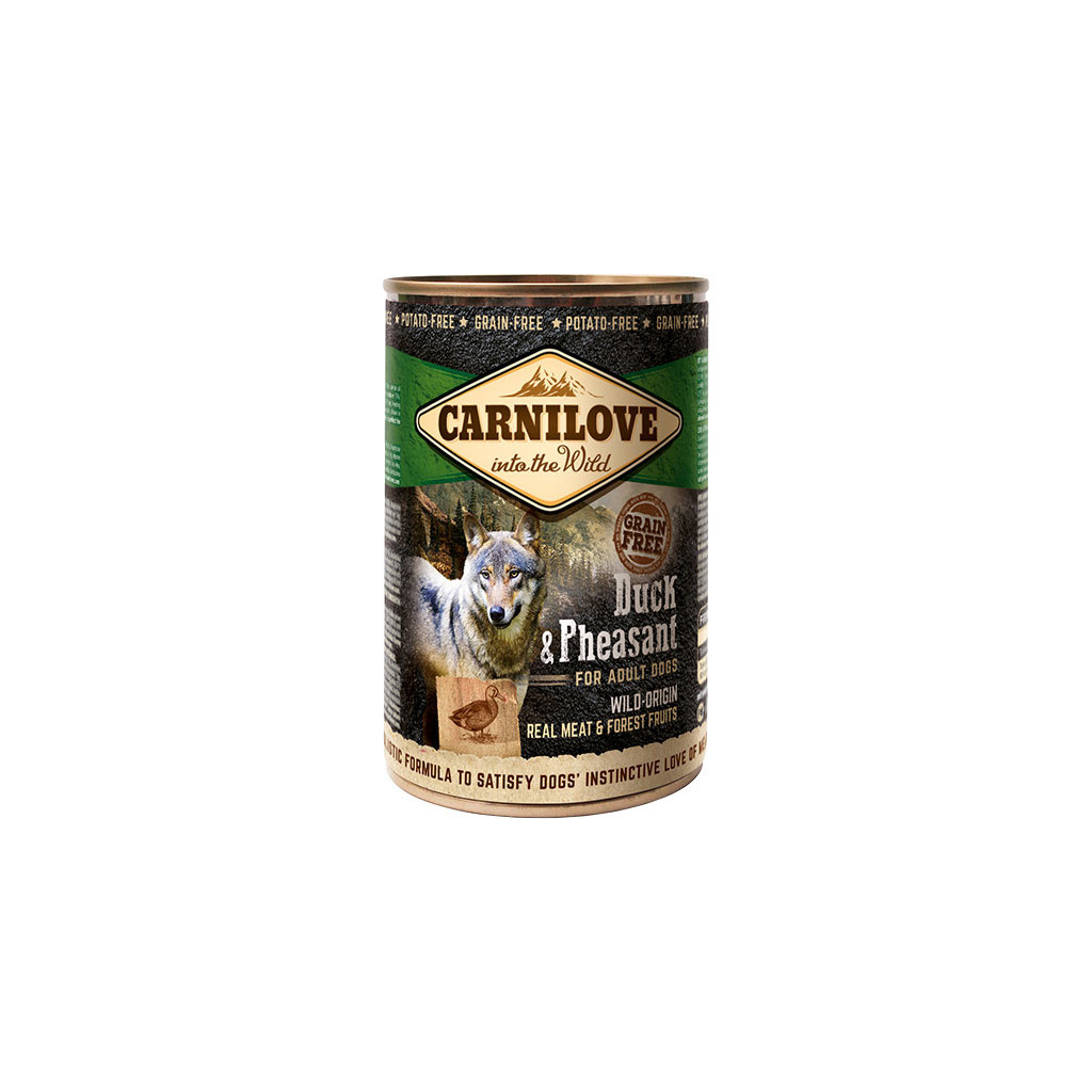 Консерви для собак Carnilove Dog з качкою та фазаном 400 г (8595602529230) - изображение 1