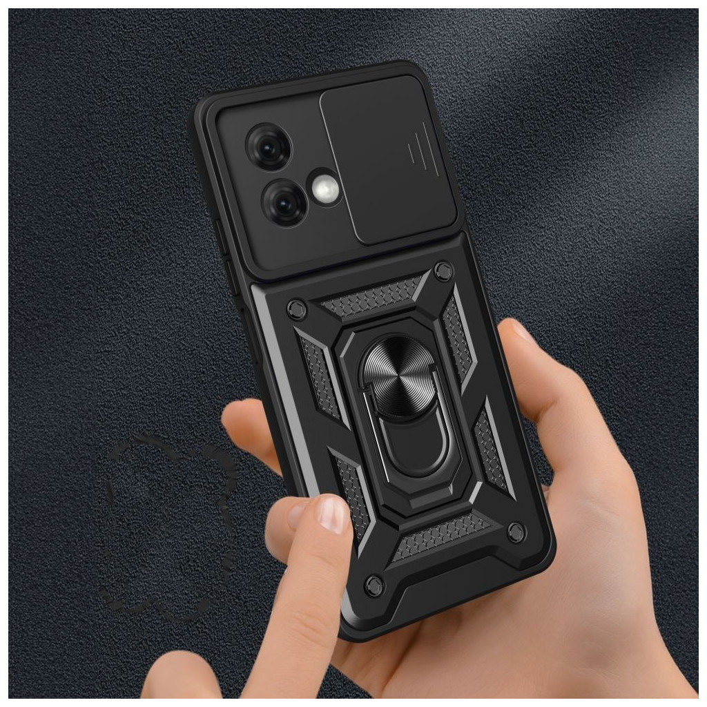 Чохол до мобільного телефона BeCover Military Motorola Moto G84 Black (710675) - зображення 6