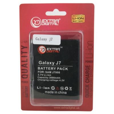 Акумуляторна батарея Extradigital Samsung Galaxy J7 J700H (3000mAh) (BMS6407) - изображение 5