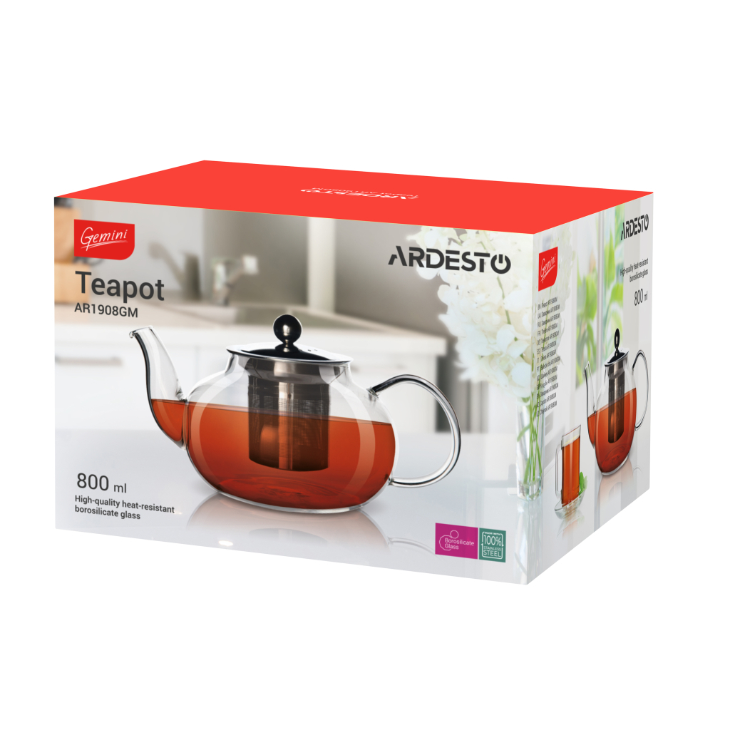 Заварник Ardesto Gemini 800 мл (AR1908GM) - изображение 2
