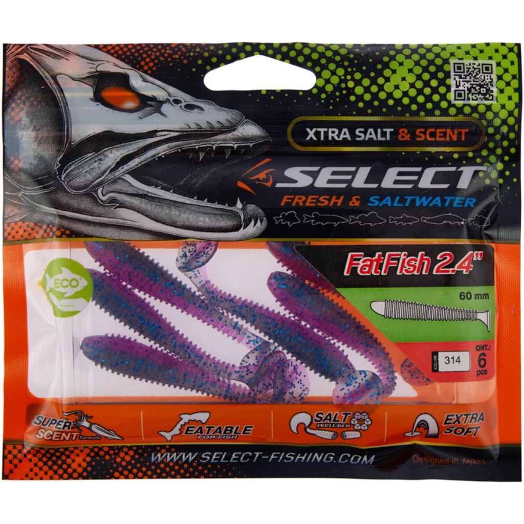 Силікон рибальський Select FatFish 2.4" 314 (6 шт/уп) (1870.71.43) - зображення 2