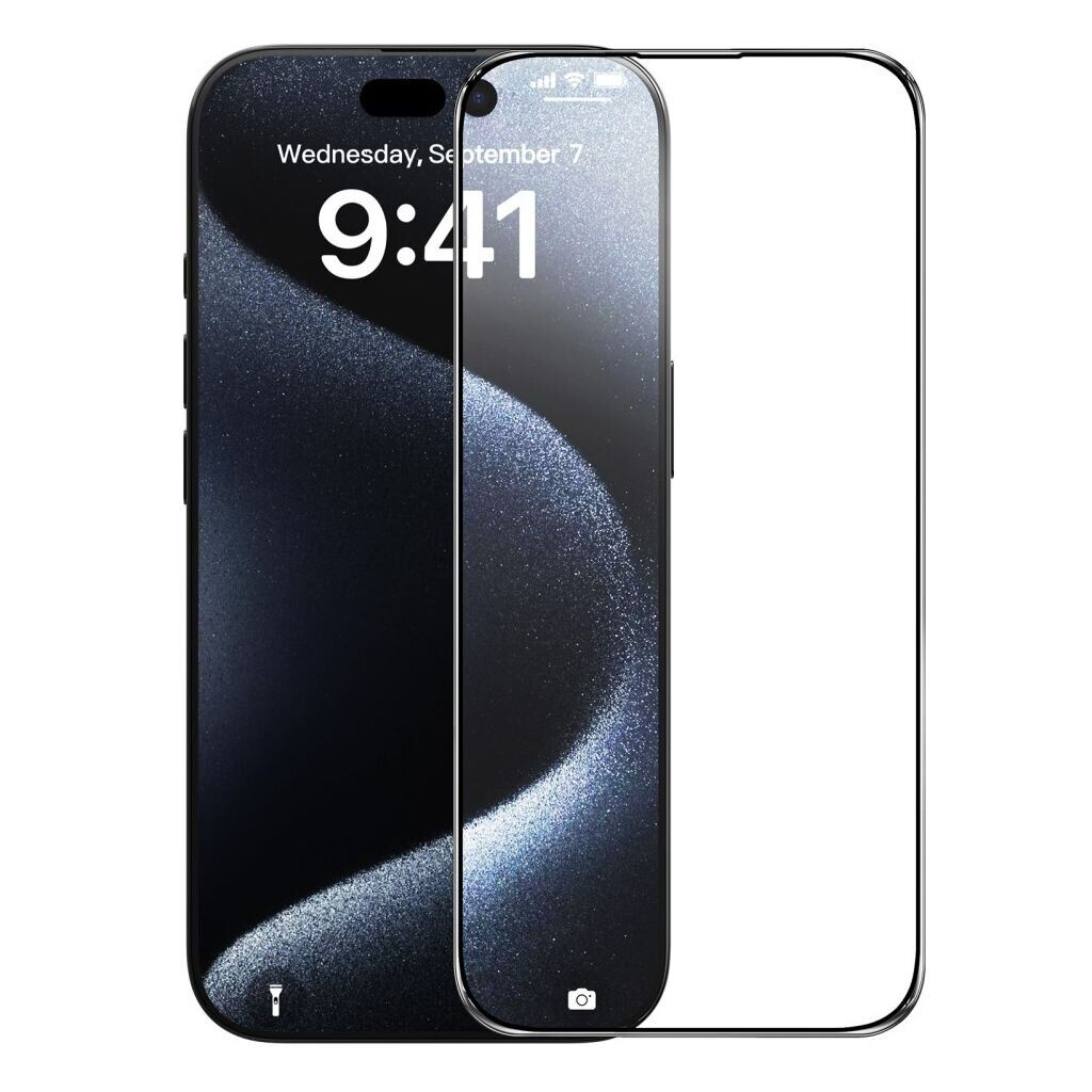 Скло захисне BeCover Apple iPhone 16 Plus Black (712123) - зображення 2