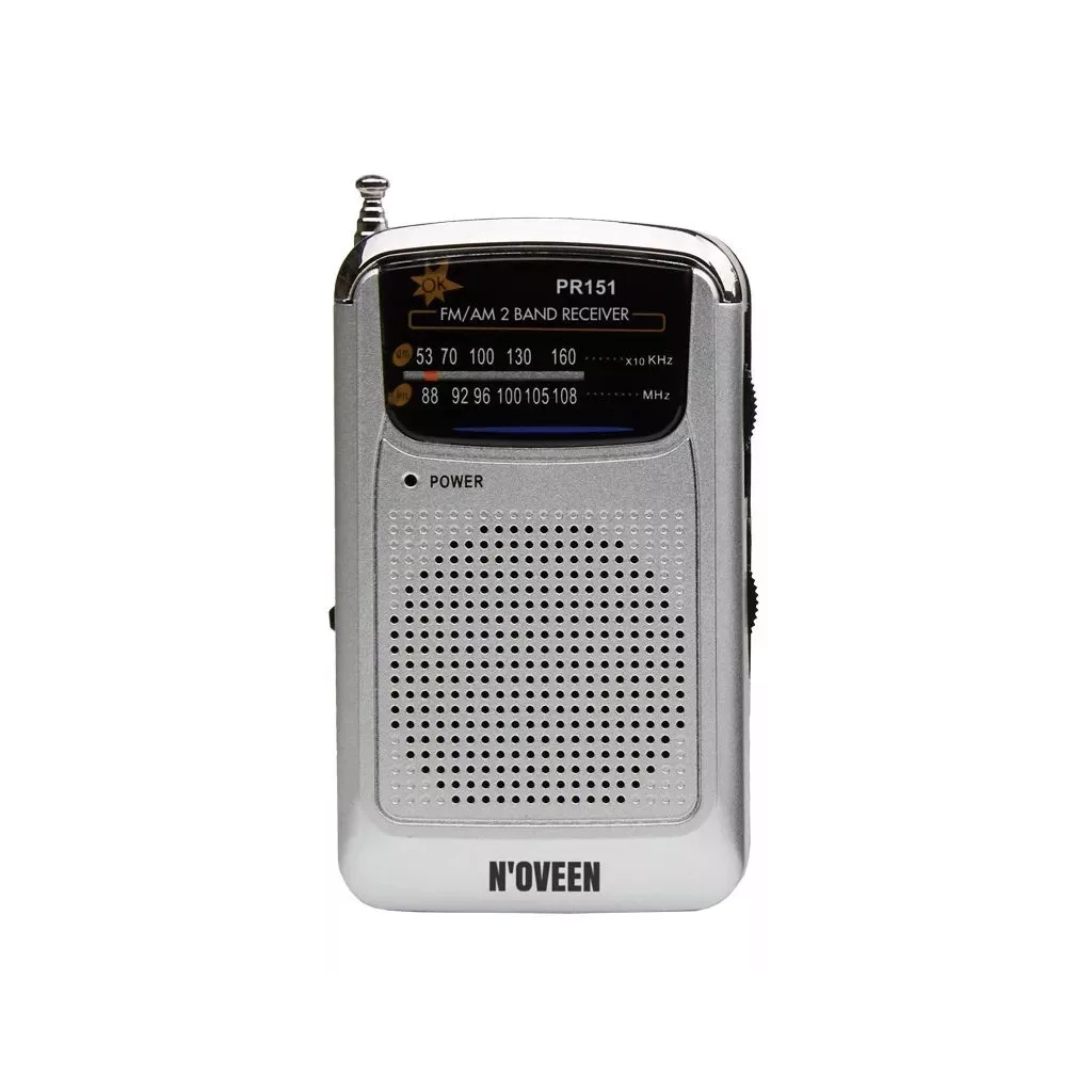 Портативний радіоприймач N'oveen PR151 Silver (RL070856) - изображение 1