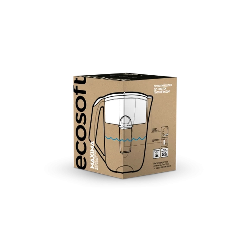 Фільтр-глечик Ecosoft Maxima перлинний (FMVMAXIMAWECO) - зображення 10