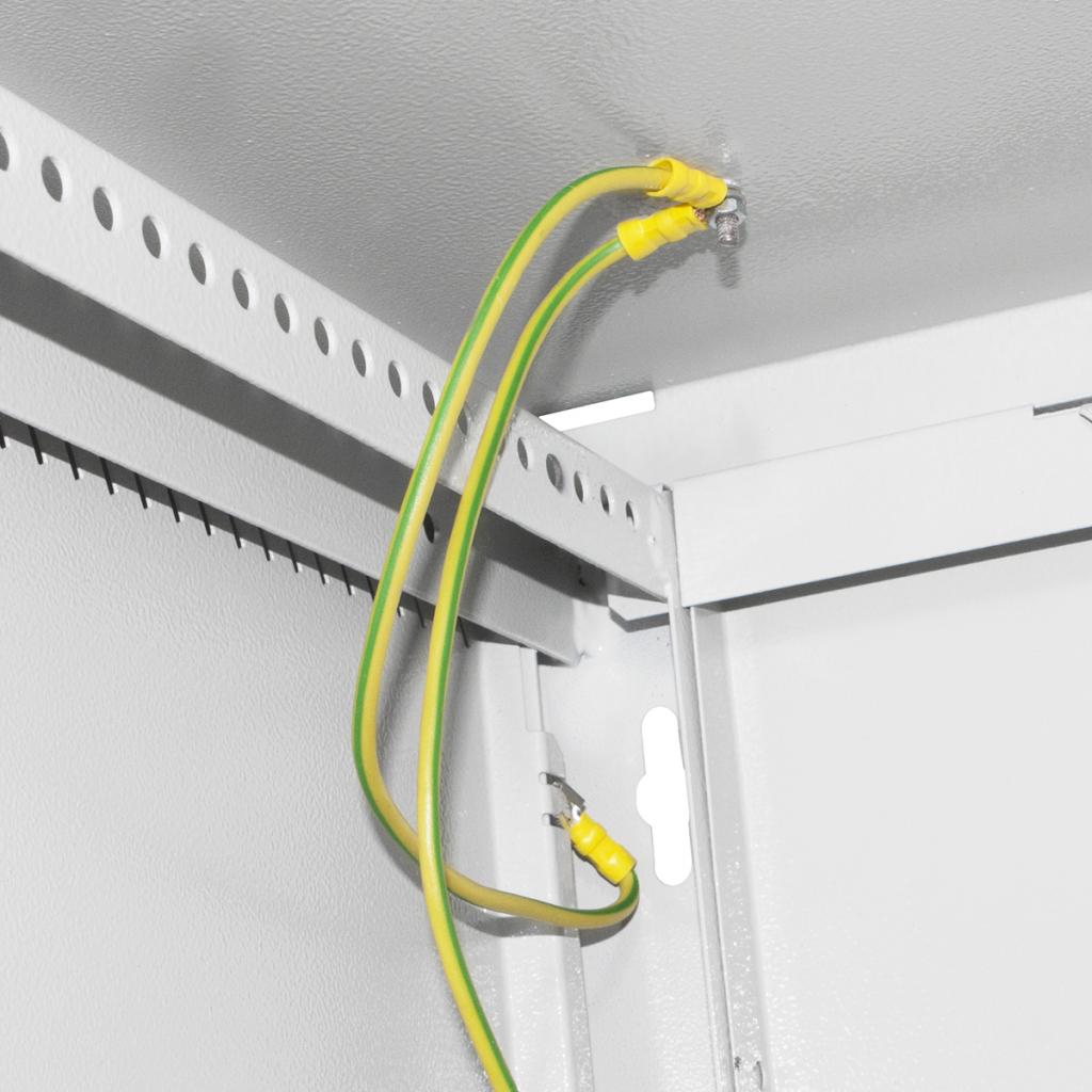 Шафа настінна Ipcom 6U, 600*450, RAL7035 (СН-6U-060х045-ДС-7035) - изображение 4