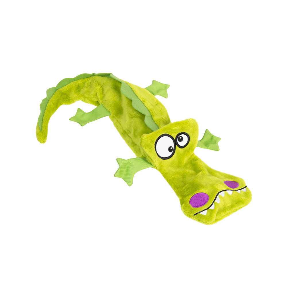 Іграшка для собак GiGwi Plush Крокодил з 4-ма пищалками 38 см (75021) - зображення 1