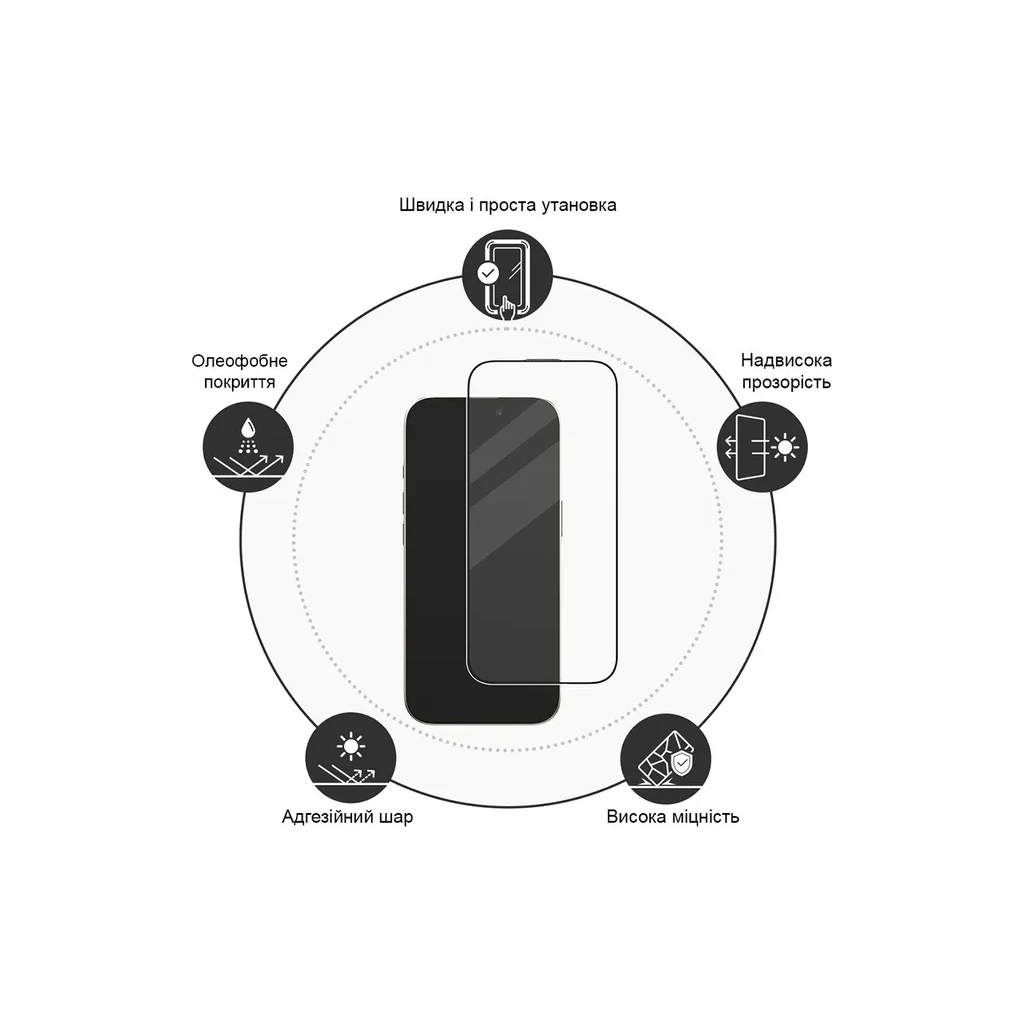 Скло захисне Drobak Hydrogel Apple iPhone 16e (383879) - зображення 4