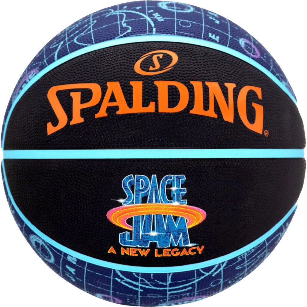 М'яч баскетбольний Spalding Space Jam Tune Court мультиколор Уні 5 84596Z (689344412900) - зображення 1