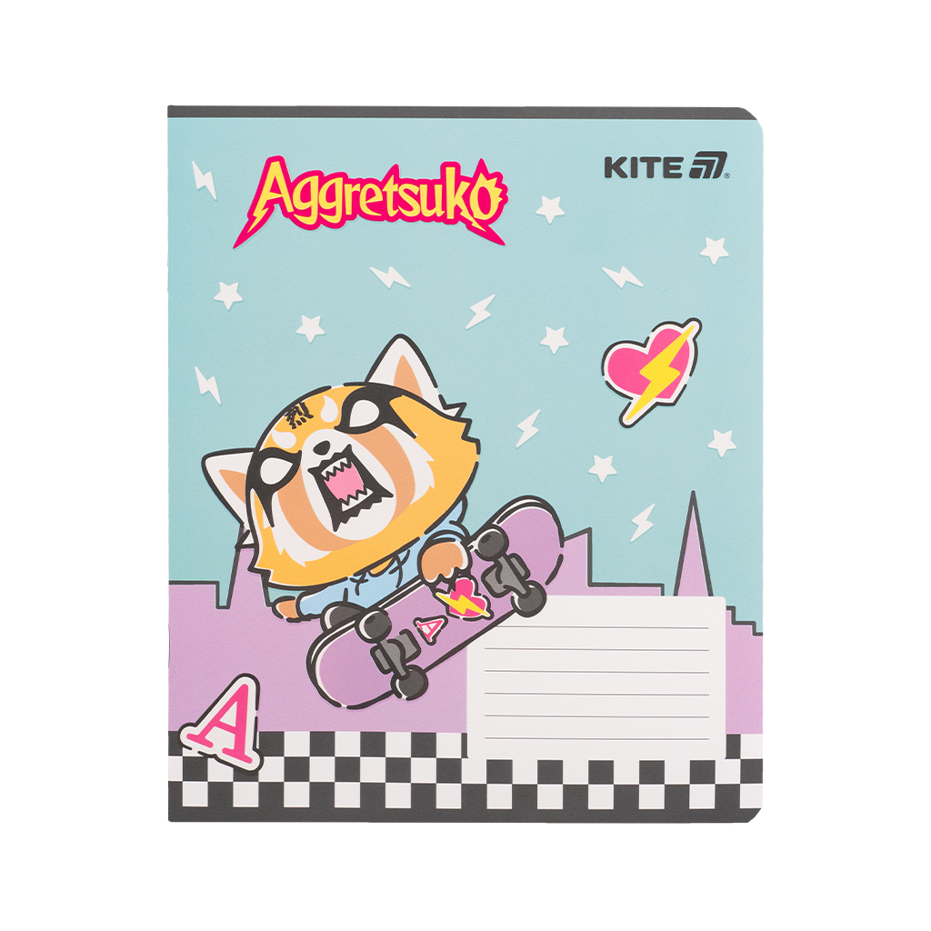 Зошит Kite Aggretsuko, 18 аркушів, клітинка (AR25-236) - изображение 6