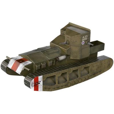 Збірна модель Умная бумага Танк Whippet серії Військова техніка (252-01) - зображення 1