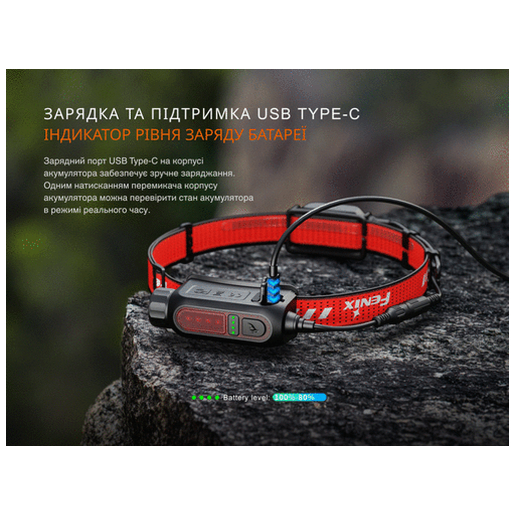 Ліхтар Fenix HP12R-TB чорний (HP12R-TB) - зображення 10