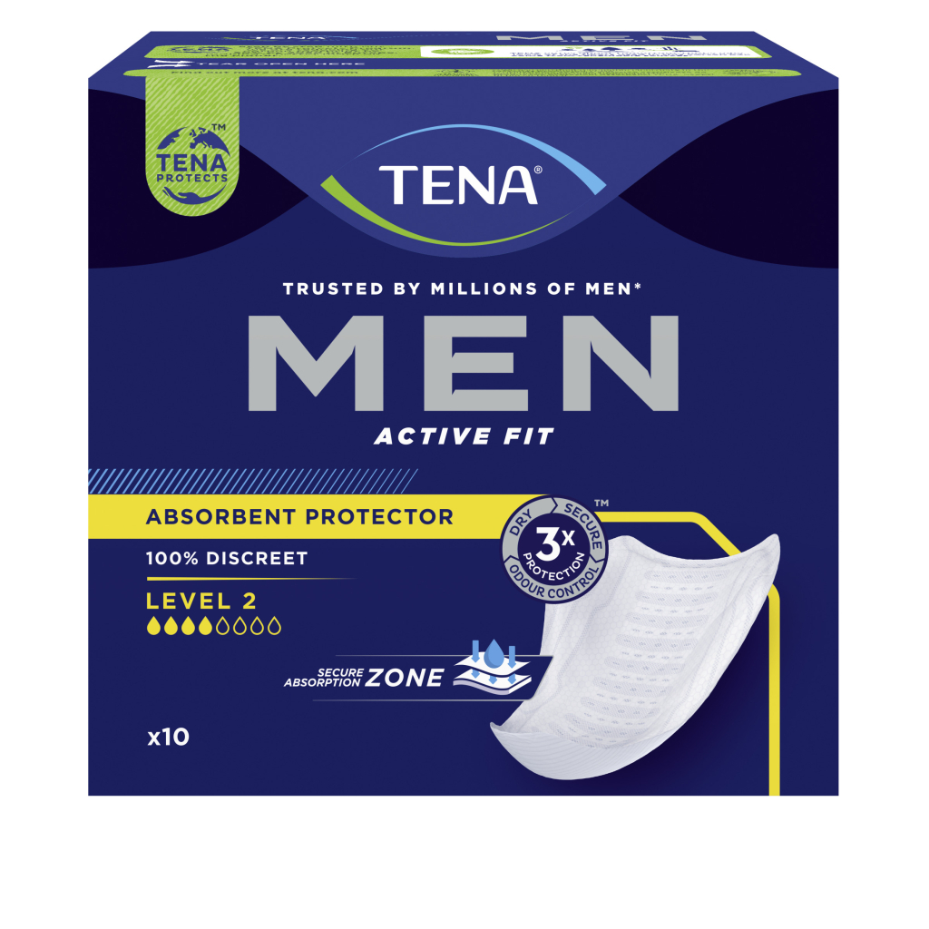 Урологічні прокладки Tena for Men Level 2 10 шт. (7322540016413) - зображення 2