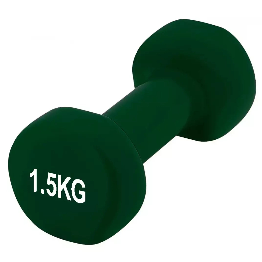 Гантель PowerPlay 4125 Achilles 1.5 кг Зелена (PP_4125_1.5kg) - зображення 1