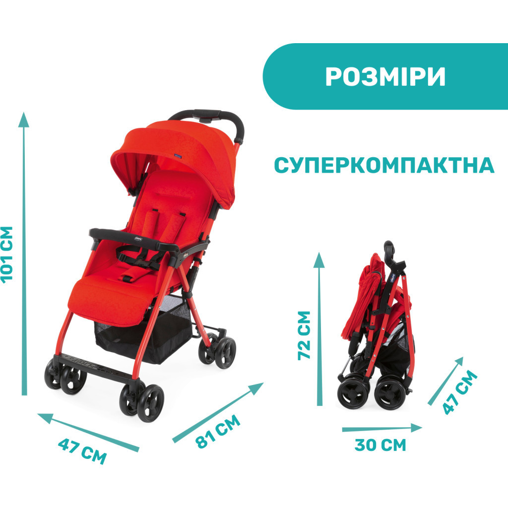 Коляска Chicco Ohlala 3 red (79733.64) - зображення 11