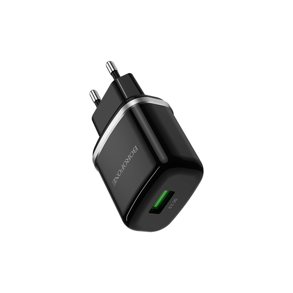 Зарядний пристрій BOROFONE BA36A High Black (BA36AMB) - зображення 5